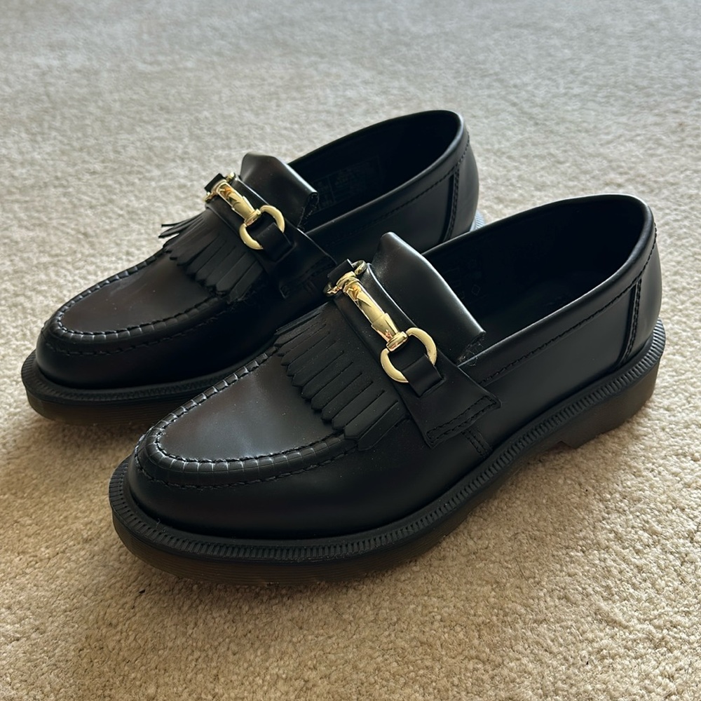 Dr Martens Adrian sniffle smooth leather tassel loafer